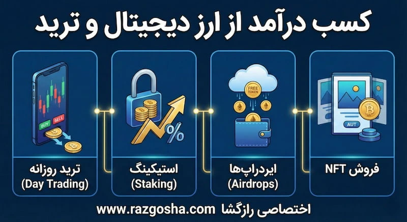 کسب درآمد و ترید با موبایل