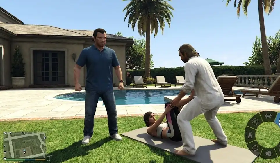 خیانت زن مایکل آماندا در Gtav با مربی یوگا