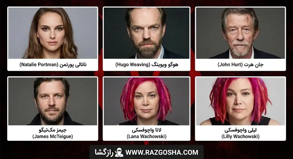 بازیگران V for Vendetta واچوفسکیها