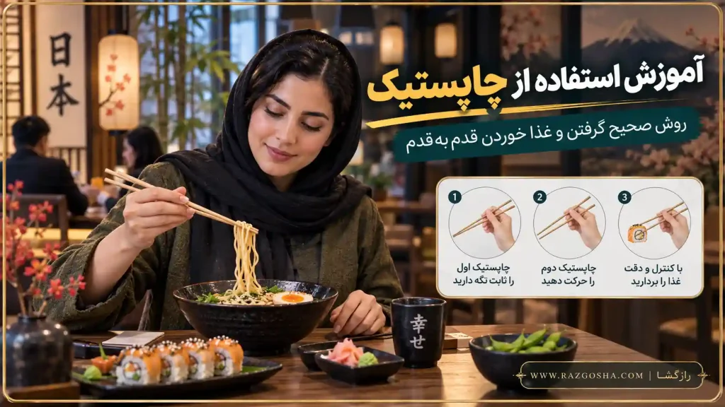 آموزش استفاده از چاپستیک