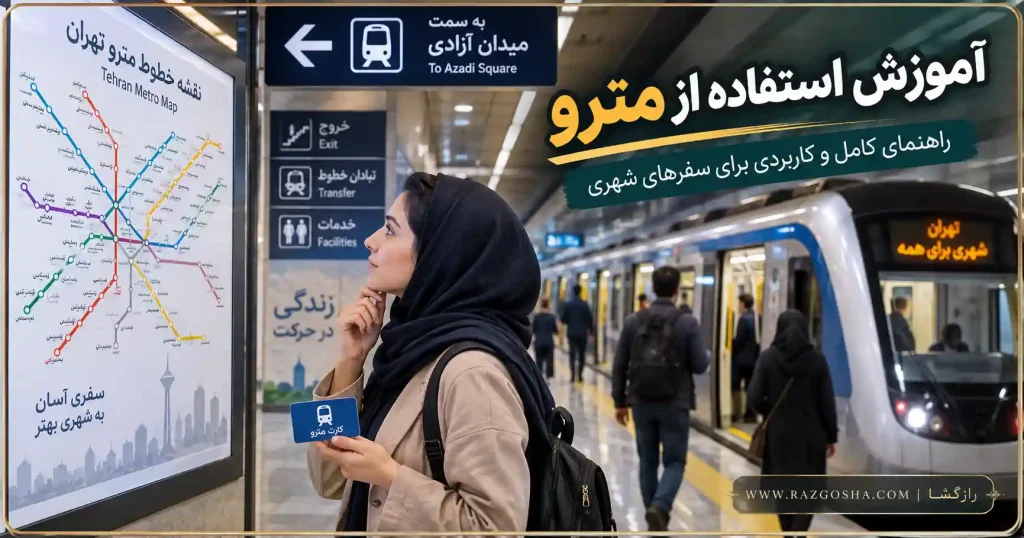 آموزش استفاده از مترو